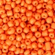 Seed beads 8/0 (3mm) Neon orange